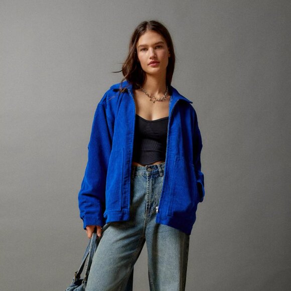 BDG Dex Corduroy Jacket Medium Urban Outfitters Relaxed Oversize - Picture 1 of 12